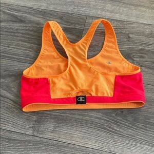 Champion Sport  Bra Top Orange and Pink Racerback.